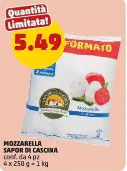PENNY Mozzarella SAPOR DI CASCINA offerta