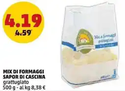PENNY Mix di formaggi SAPOR DI CASCINA offerta