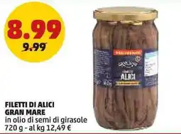 PENNY Filetti di alici GRAN MARE offerta
