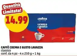 PENNY Caffè crema e gusto LAVAZZA offerta