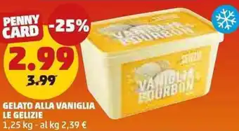 PENNY Gelato alla vaniglia LE GELIZIE offerta