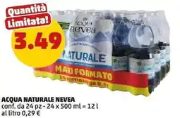 PENNY Acqua naturale NEVEA offerta