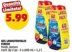 PENNY Gel lavastoviglie FINISH offerta