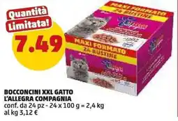PENNY Bocconcini XXL gatto L'ALLEGRA COMPAGNIA offerta