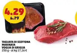 PENNY Tagliata di scottona marinata voglia di griglia offerta