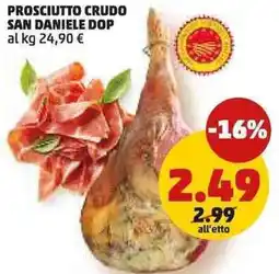 PENNY Prosciutto crudo san daniele DOP offerta