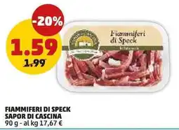 PENNY Fiammiferi di speck SAPOR DI CASCINA offerta