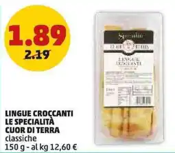 PENNY Lingue croccanti LE SPECIALITÀ CUOR DI TERRA offerta