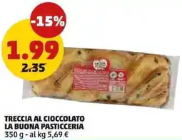 PENNY Treccia al cioccolato LA BUONA PASTICCERIA offerta