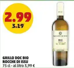 PENNY Grillo DOC bio ROCCHE DI ISSU offerta