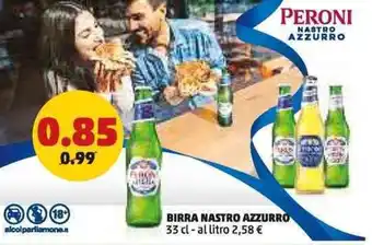 PENNY Birra NASTRO AZZURRO offerta