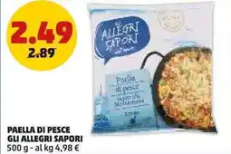 PENNY Paella di pesce GLI ALLEGRI SAPORI offerta