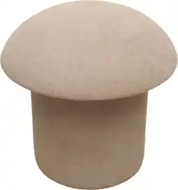 MD Discount POUF FUNGO CONTENITORE BEIGE offerta