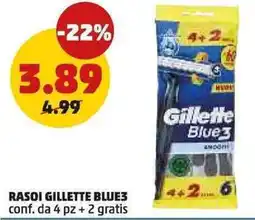 PENNY Rasoi GILLETTE BLUE3 offerta