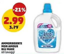 PENNY Ammorbidente mon amour BLU MARE offerta