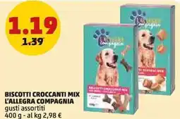 PENNY Biscotti croccanti mix L'ALLEGRA COMPAGNIA offerta