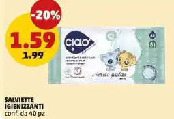 PENNY Salviette igienizzanti ciao offerta