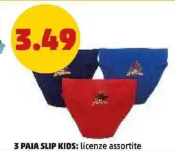 PENNY 3 paia slip kids offerta