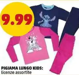 PENNY Pigiama lungo kids offerta