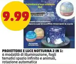 PENNY Proiettore e luce notturna 2 in 1 offerta