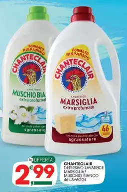 Crai Chanteclair detersivo lavatrice marsiglia/ muschio bianco offerta