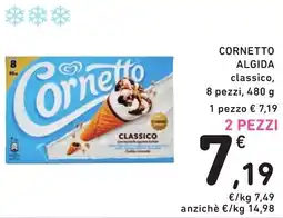 Spazio Conad Cornetto ALGIDA classico offerta