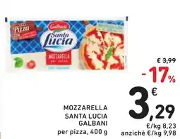 Spazio Conad Mozzarella santa lucia GALBANI offerta