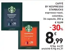 Spazio Conad Caffè by nespresso STARBUCKS offerta