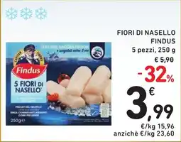 Spazio Conad Fiori di nasello FINDUS offerta