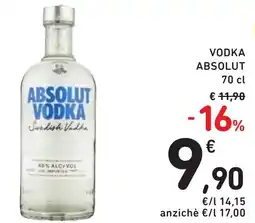 Spazio Conad Vodka ABSOLUT offerta