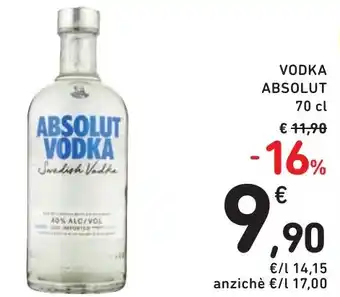 Spazio Conad Vodka ABSOLUT offerta