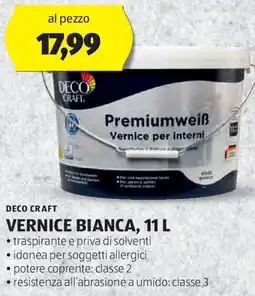 ALDI DECO CRAFT Vernice bianca offerta