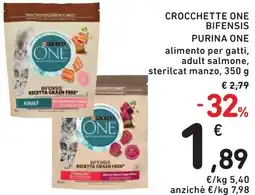 Spazio Conad Crocchette one bifensis PURINA ONE offerta