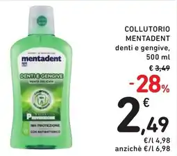Spazio Conad Collutorio MENTADENT offerta