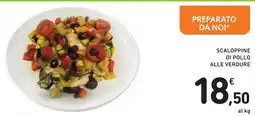 Spazio Conad Scaloppine di pollo alle verdure offerta