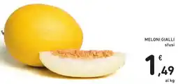 Spazio Conad Meloni gialli offerta