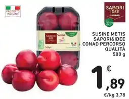 Spazio Conad Susine metis sapori&idee conad percorso qualità offerta