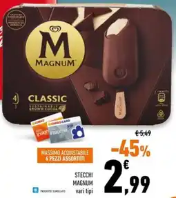 Conad Superstore Stecchi magnum vari tipi offerta