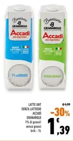 Conad Superstore Latte uht senza lattosio ACCADÌ offerta