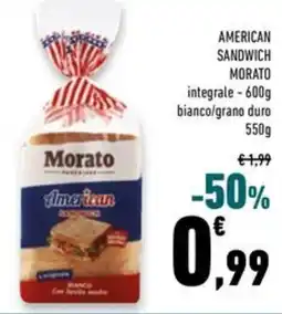 Conad Superstore American sandwich MORATO offerta