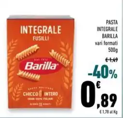 Conad Superstore Pasta integrale integrale BARILLA offerta