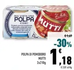 Conad Superstore Polpa di pomodoro MUTTI offerta