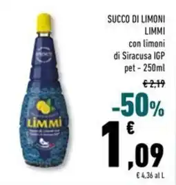 Conad Superstore Succo di limoni LIMMI offerta