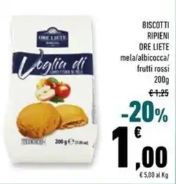 Conad Superstore Biscotti ripieni ORE LIETE offerta