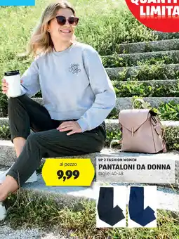 ALDI UP 2 FASHION WOMEN Pantaloni da donna taglie 40-48 offerta