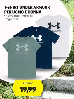 ALDI T-shirt under armour per uomo e donna diversi colori disponibili taglie: S-XL offerta