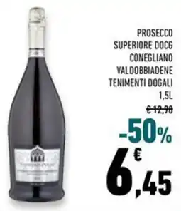 Conad Superstore Prosecco superiore DOCG conegliano valdobbiadene TENIMENTI DOGALI offerta