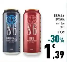 Conad Superstore Birra 8.6 BAVARIA vari tipi offerta