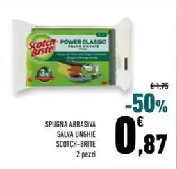 Conad Superstore Spugna abrasiva salva unghie SCOTCH-BRITE 2 pezzi offerta