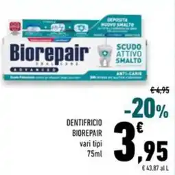 Conad Superstore Dentifricio BIOREPAIR vari tipi offerta